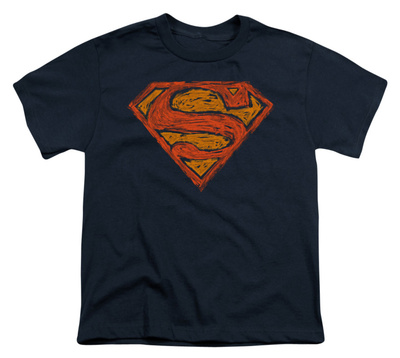 Youth: Superman - Messy S T-shirts