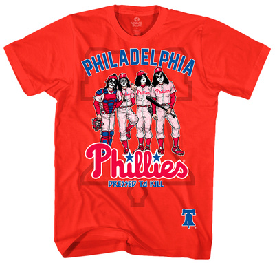 KISS - Philadelphia Phillies Dressed to Kill T-shirts