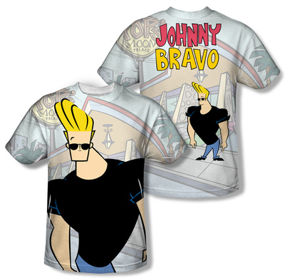 Johnny Bravo - Hanging Out (Front/Back Print) Shirts