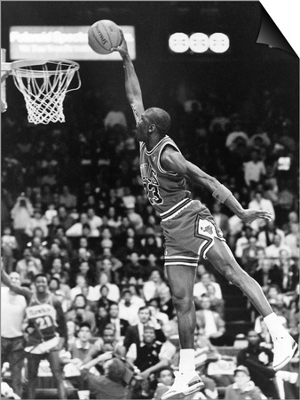 Michael Jordan - 1989 Print by Vandell Cobb