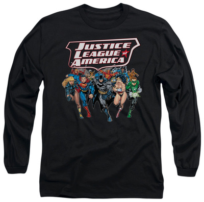 Long Sleeve: Justice League - Charging Justice T-shirts