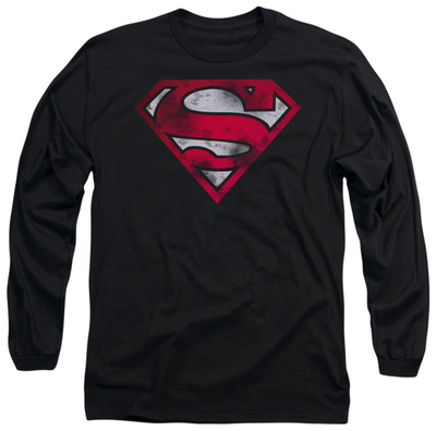 Long Sleeve: Superman - War Torn Shield Shirts