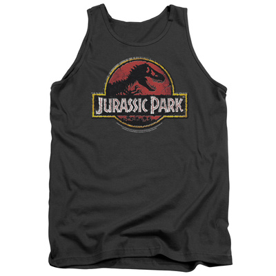 Tank Top: Jurassic Park - Stone Logo Tank Top