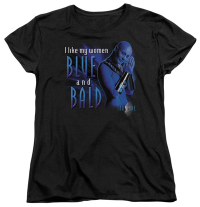 Womens: Farscape - Blue And Bald T-shirts!