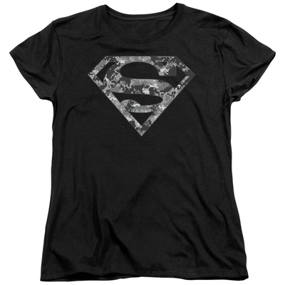 Womens: Superman - Urban Camo Shield Shirts