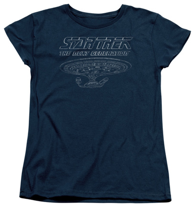 Womens: Star Trek - TNG Enterprise T-Shirt