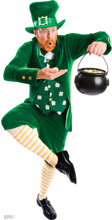 Leprechaun Pot of Gold Lifesize Standup Cardboard Cutouts