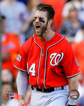 Bryce Harper Game 3 of the 2014 National League Division Series Photo!