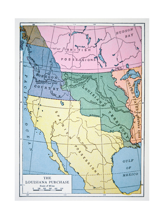 The Louisiana Purchase of 1803 Giclee Print