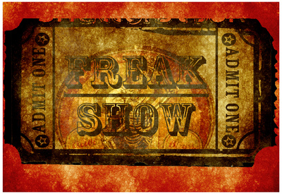 Freak Show Ticket 4 Prints