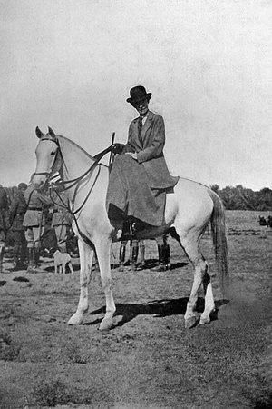 Gertrude Bell on Horseback - Baghdad, Iraq Photographic Print