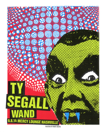 Ty Segall Serigraph by  Print Mafia