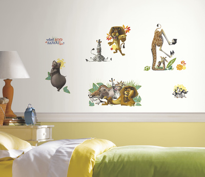 Madagascar Peel and Stick Wall Decals Wall Decal