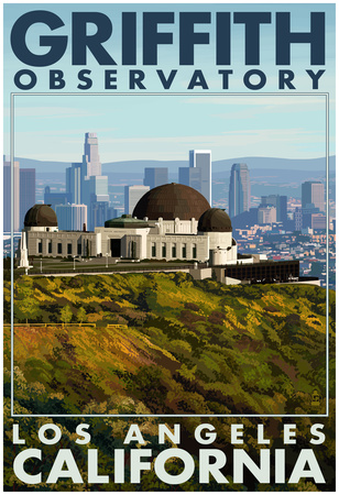 Griffith Observatory Day Scene - Los Angeles, California Posters!