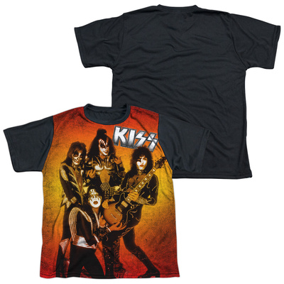 Youth: KISS - Fire Pose(black back) T-shirts