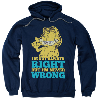 Hoodie: Garfield - Never Wrong Pullover Hoodie