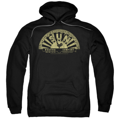 Hoodie: Sun Records - Tattered Logo Pullover Hoodie