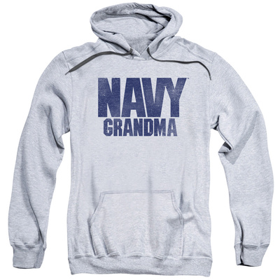 Hoodie: Navy - Grandma Pullover Hoodie