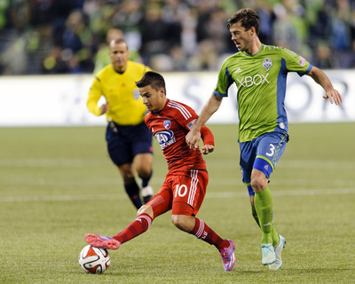 2014 MLS Playoffs: Nov 10, FC Dallas vs Seattle Sounders - Mauro Diaz Photo by Steven Bisig