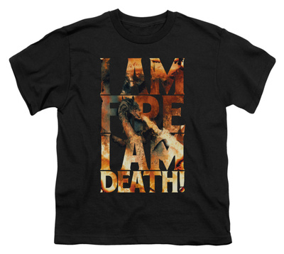 Youth: The Hobbit: The Battle of the Five Armies - I Am Fire T-shirts