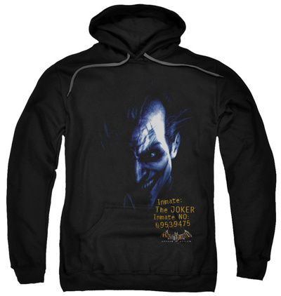 Hoodie: Batman Arkham Asylum - Arkham Joker Pullover Hoodie