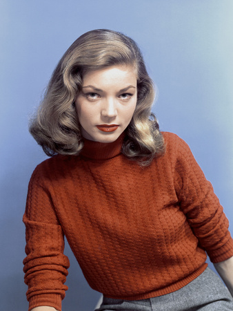 American Actress Lauren Bacall In the 40'S Photo