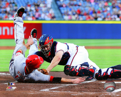 Evan Gattis 2014 Action Photo