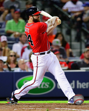 Evan Gattis 2014 Action Photo