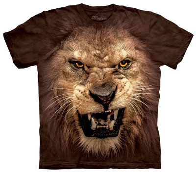 Youth: Big Face Roaring Lion Shirts