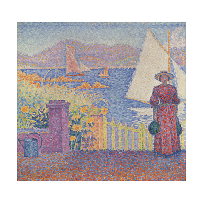 At St. Tropez Giclee Print by Paul Signac