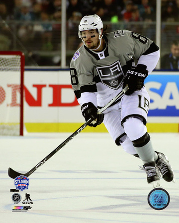 Drew Doughty 2015 NHL Stadium Series Action Photo