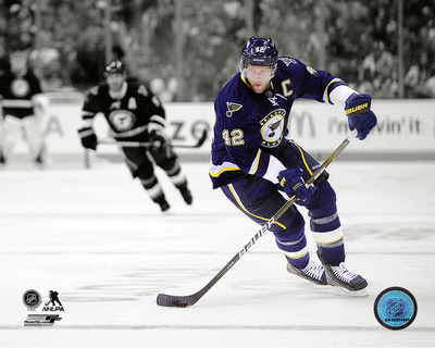 David Backes 2011-12 Spotlight Action Photo