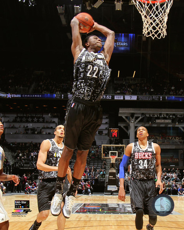 Andrew Wiggins Rising Stars Challenge 2015 All-Star Game Action Photo!