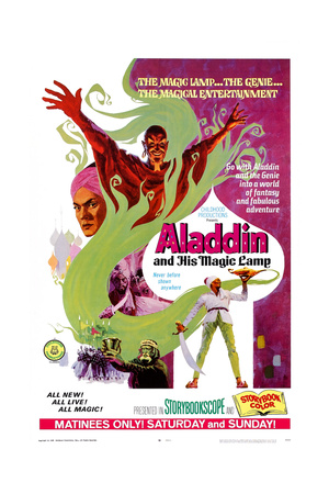 Aladdin and His Magic Lamp, 1966 (Released in USA, 1968) Print