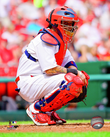 Yadier Molina 2014 Action Photo