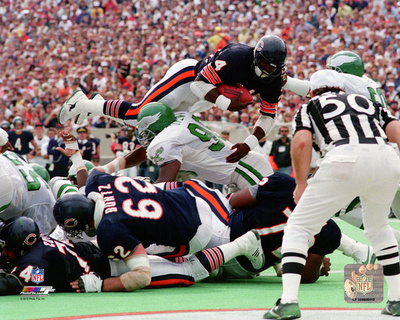 Walter Payton 1986 Action Photo