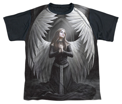 Anne Stokes - Prayer For The Fallen Black Back T-shirts