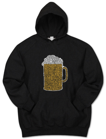 Hoodie: Beer Pullover Hoodie