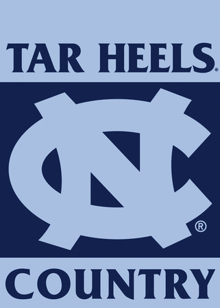 NCAA North Carolina Tar Heels 2-Sided Country Garden Flag Flag