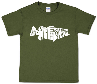 Youth: Bass – Gone Fishing T-Shirt