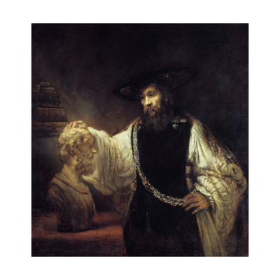 Aristotle before the Bust of Homer, 1653 Giclee Print by  Rembrandt van Rijn