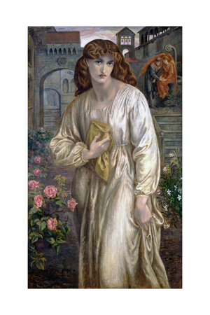 Salutation of Beatrice, 1880-1882 Giclee Print by Dante Gabriel Rossetti