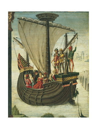 The Argonauts Leaving Colchis Giclee Print by Ercole de' Roberti