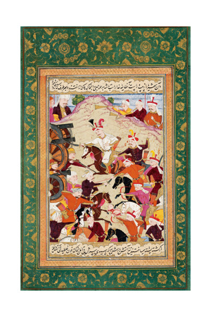 Shah Ismail I at the Battle of Chaldiran Giclee Print