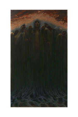 The Wave Giclee Print by Carlos Schwabe