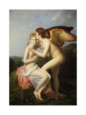 Cupid and Psyche Giclee Print by François Pascal Simon Gérard