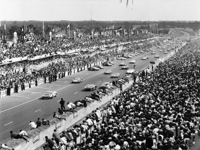 Start of the Le Mans 24 Hour Race, France, 1965 Photographic Print