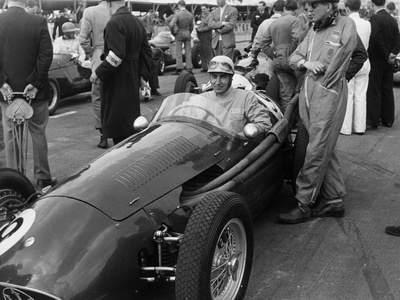 Roy Salvadori in a Maserati, Goodwood, 1954 Photographic Print