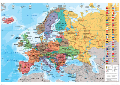 European Map Posters
