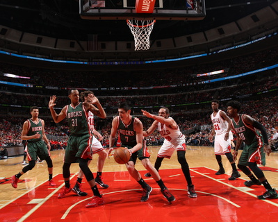 Milwaukee Bucks v Chicago Bulls - Game Two Photo by Gary Dineen